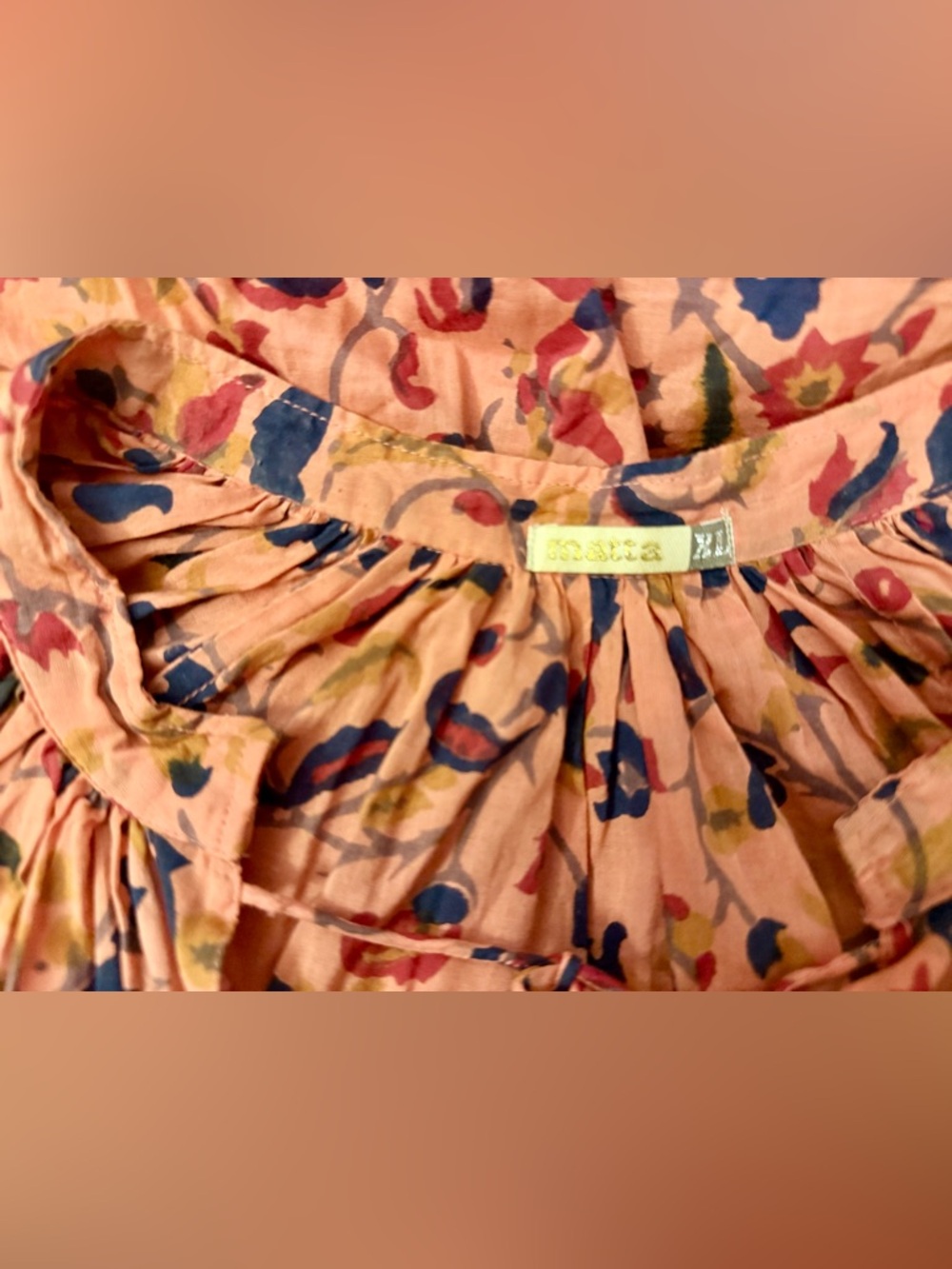 Matta Coral Floral Yamini Booj Maxi Dress - Picture 6 of 7